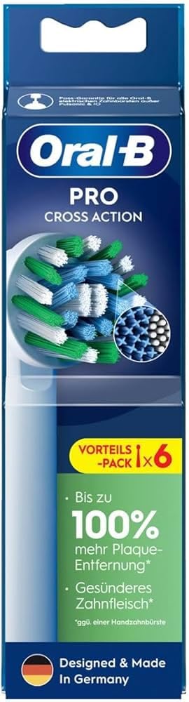 Oral-B CrossAction brush heads close-up bristles
