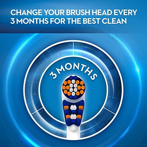 Close-up of multi-angled CrissCross bristles on Oral-B replacement head