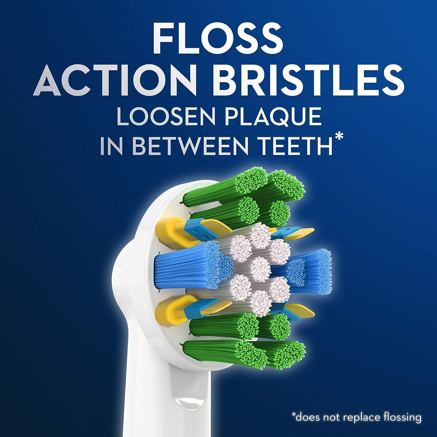 Six replacement heads compatible with Oral-B Pro, Smart, and Genius handles