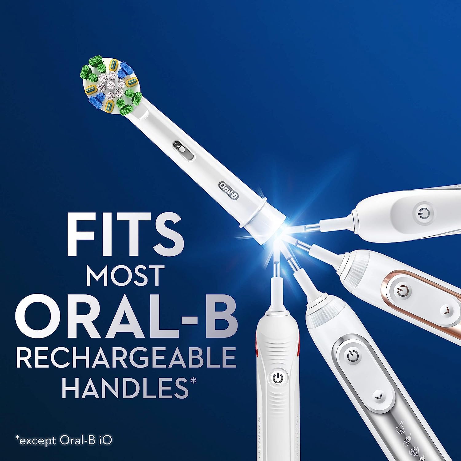 Oral-B Floss Action head showing floss-like cleaning action