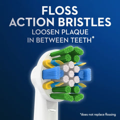 Close-up of FlossAction bristles