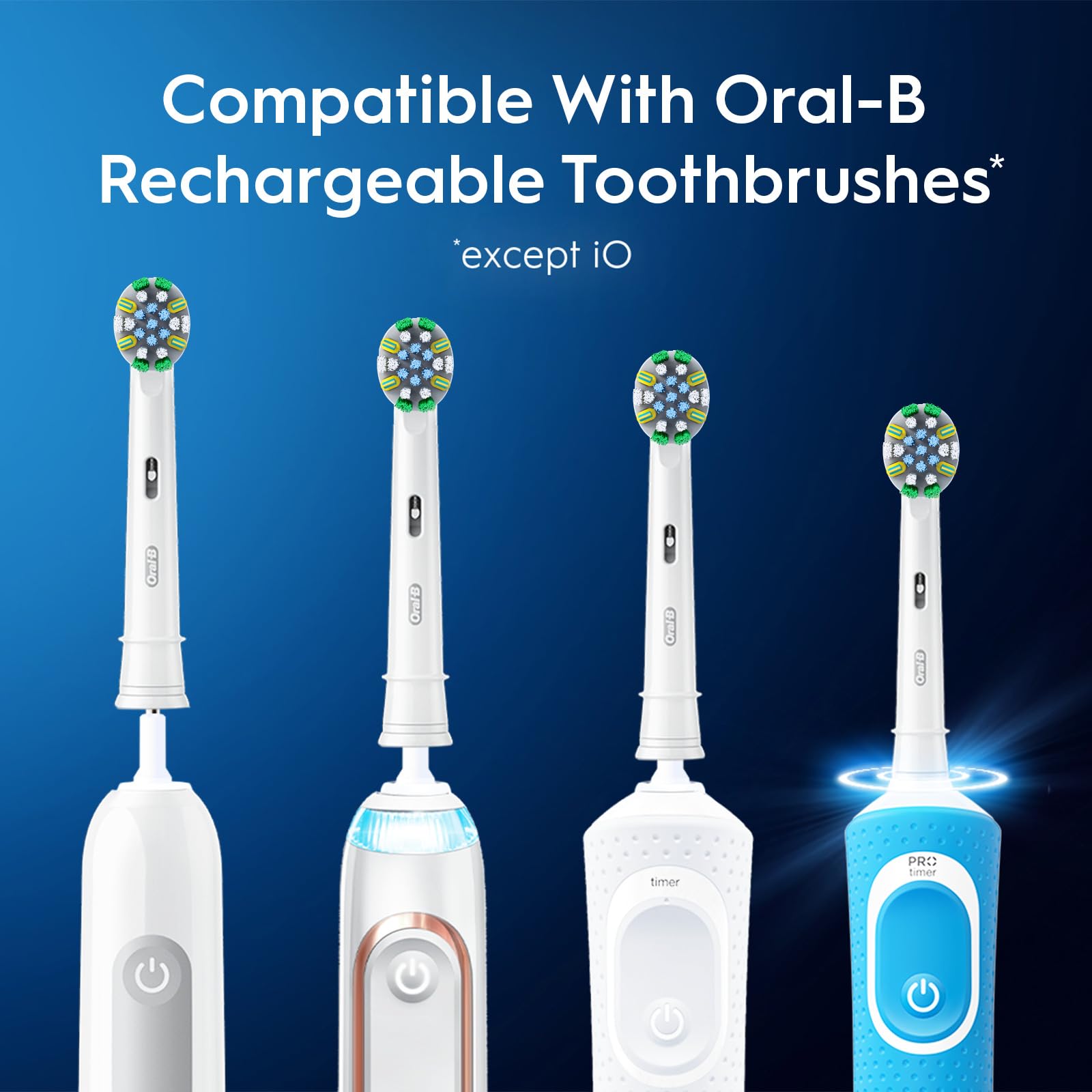 3-count package of Oral-B FlossAction heads