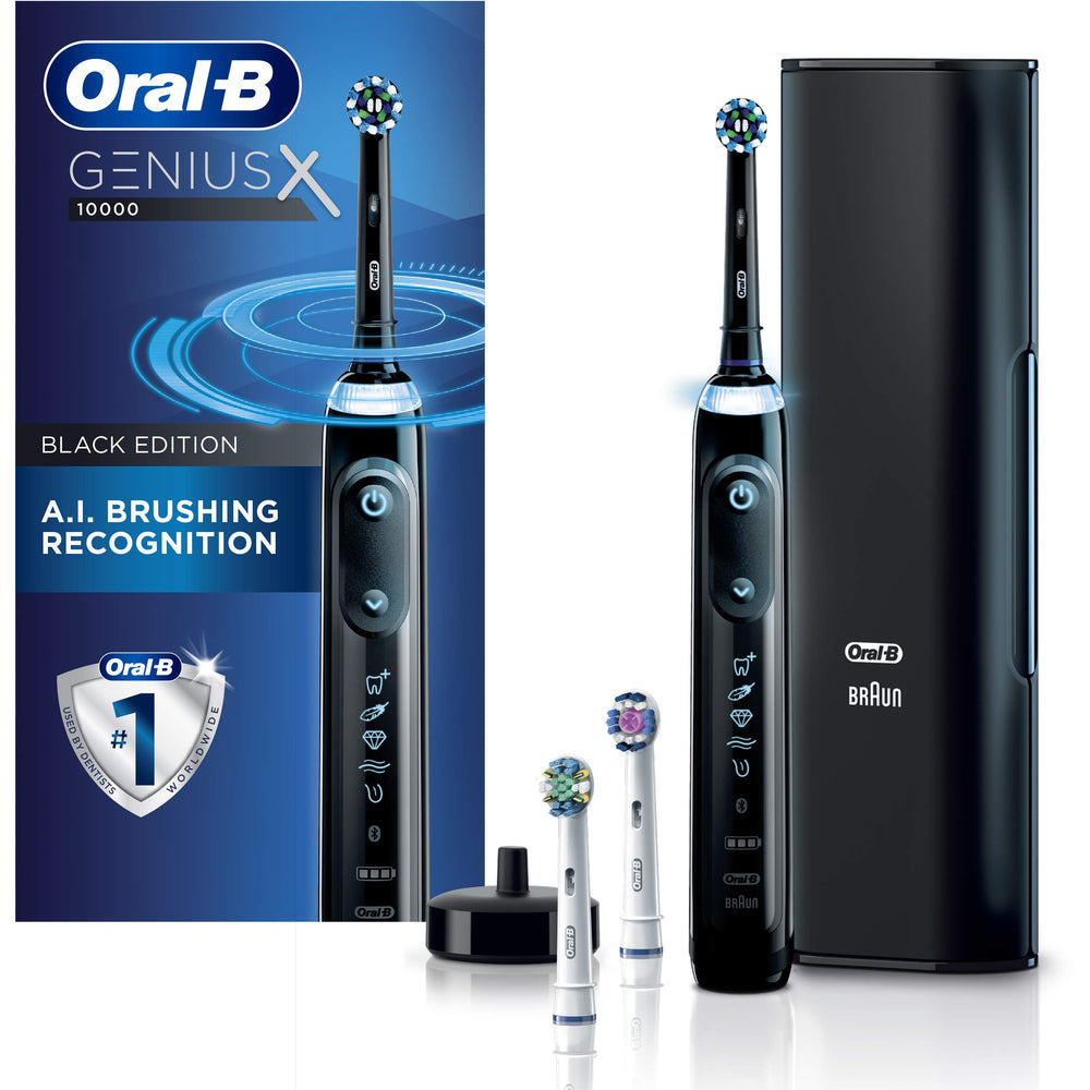 Oral-B GENIUS X 10000 black toothbrush handle