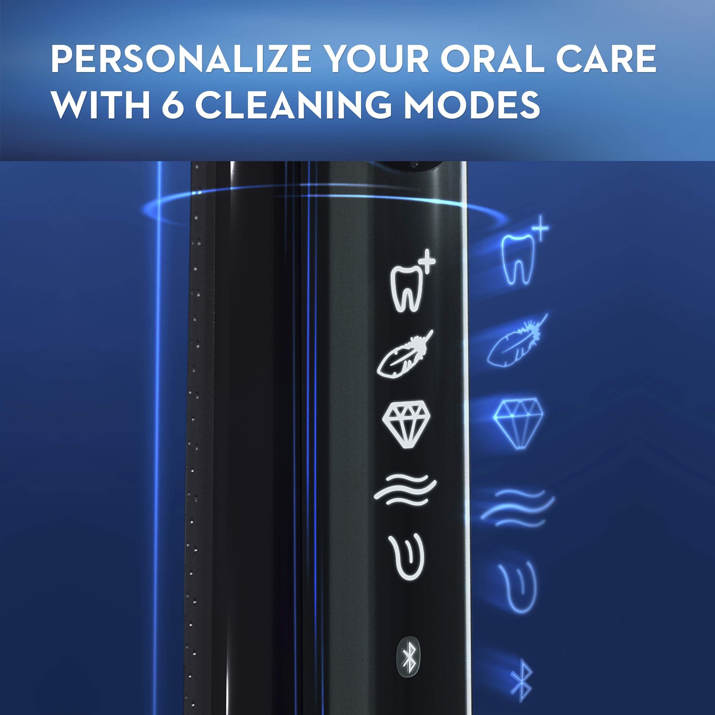 Travel case for Oral-B GENIUS X 10000 black with smartphone charging