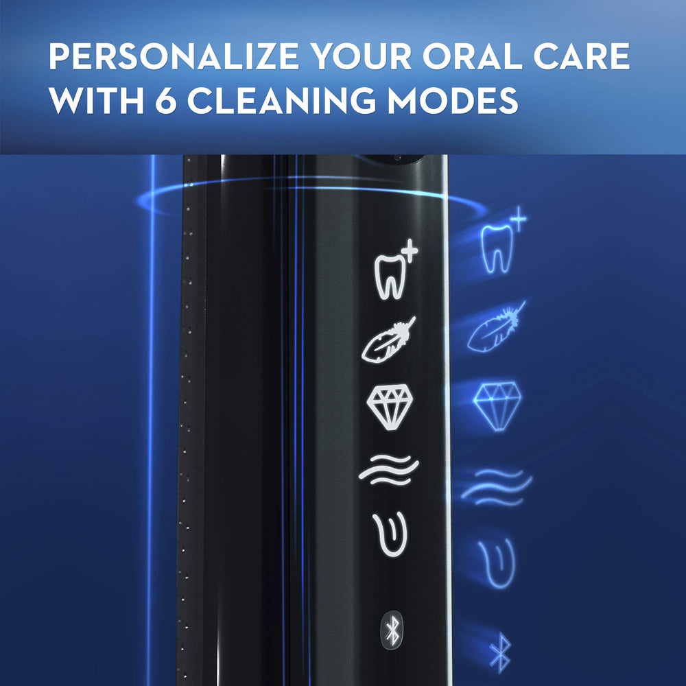 Travel case for Oral-B GENIUS X 10000 black with smartphone charging