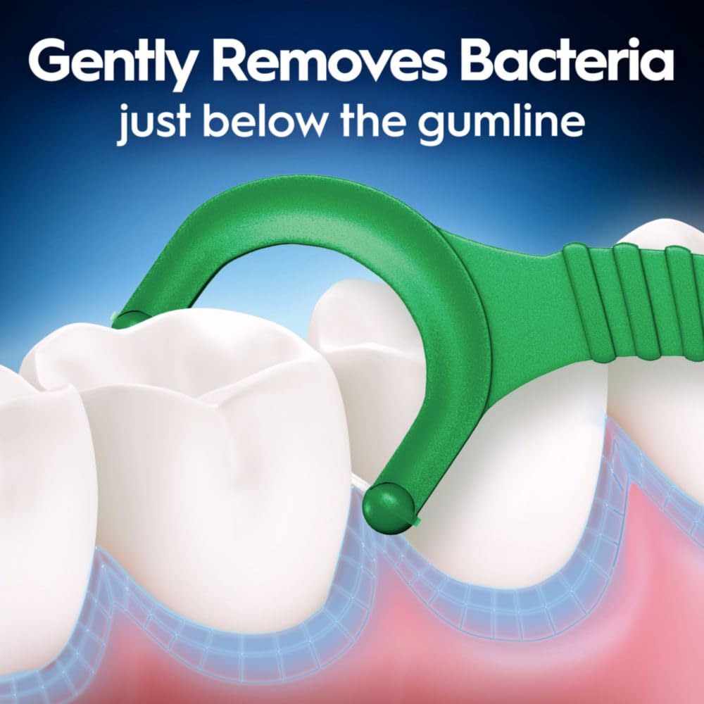 Oral-B Glide branding on floss pick packaging