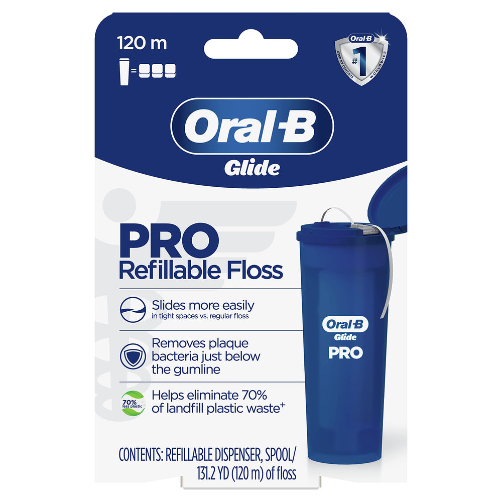 Hero image of Oral-B Glide PRO Refillable Floss Starter Kit 120m
