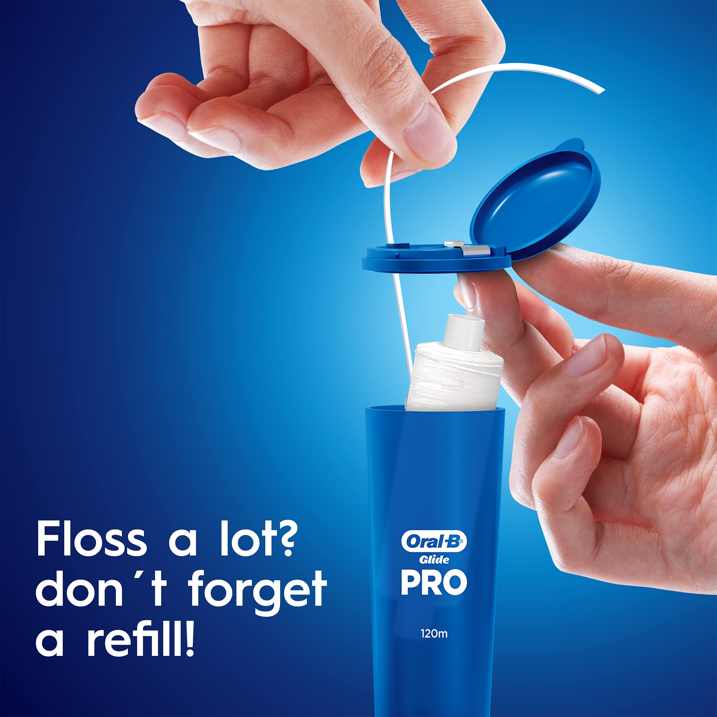 Branding and packaging of Oral-B Glide PRO Starter Kit