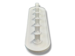 Durable plastic construction and hand-finished 3D-printed Oral-B head holder