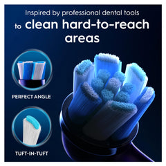 Two Oral-B iO Ultimate Clean heads side by side