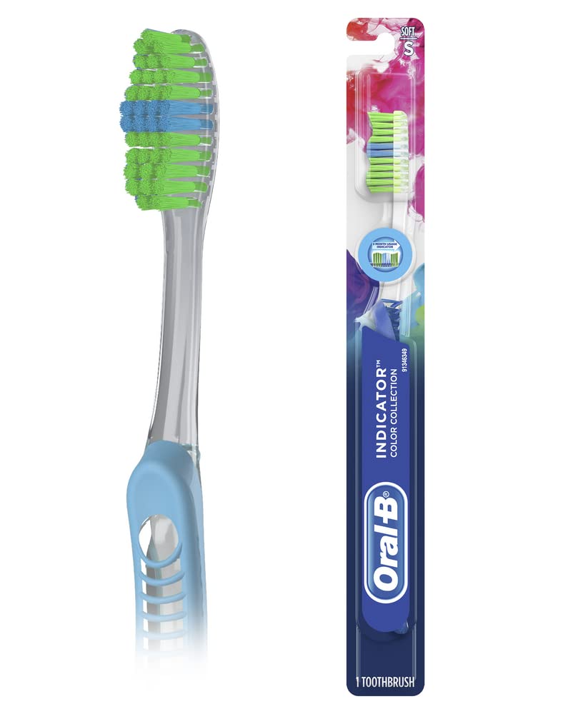 Oral-B Indicator Color Collection Soft Toothbrush front view