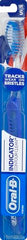 Close-up of faded halfway Indicator bristles