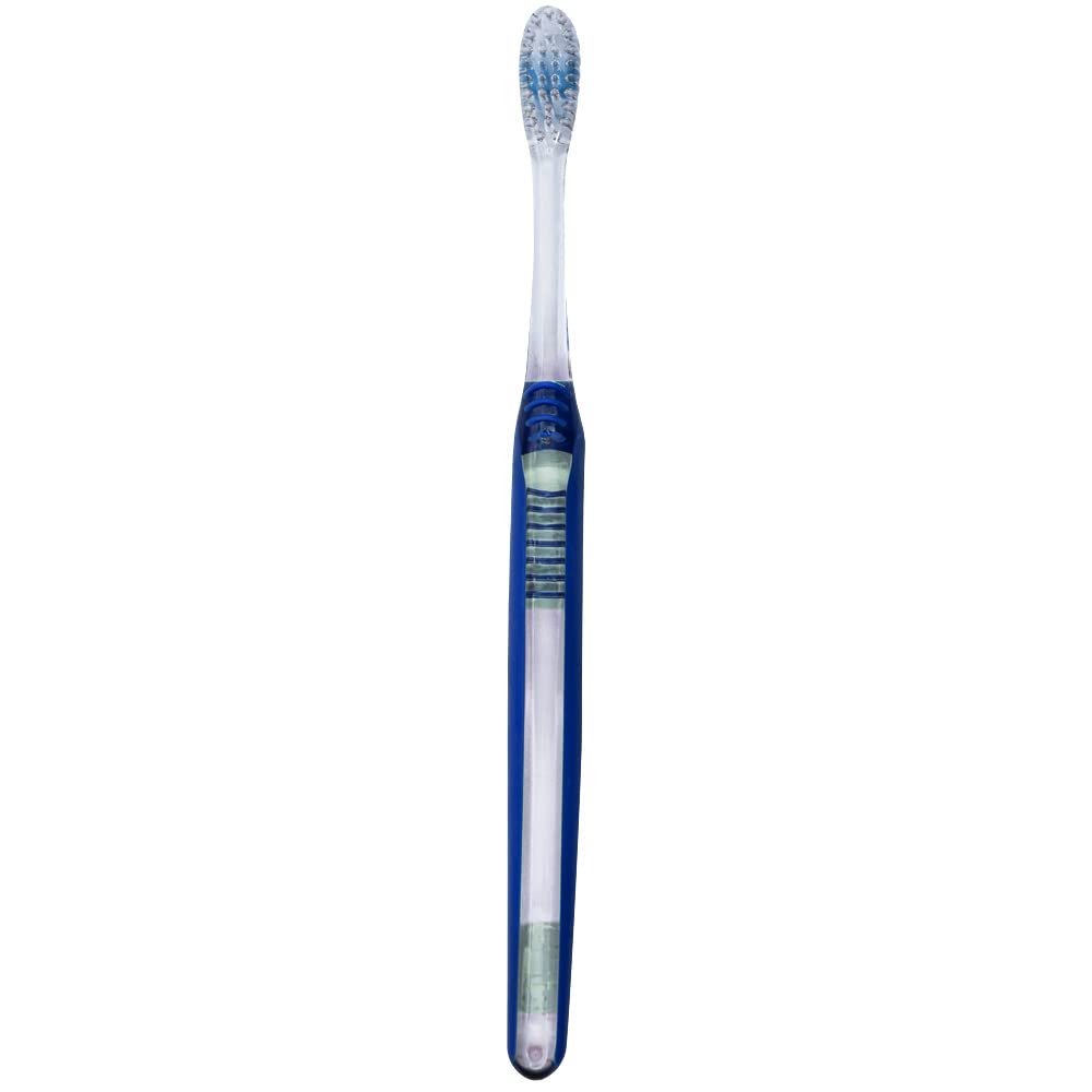 Front view of Oral-B Indicator Toothbrush showing compact head