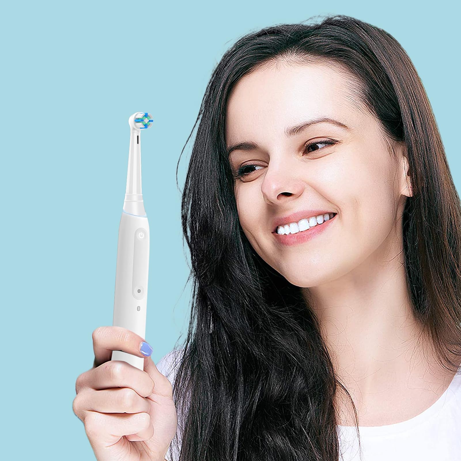 Packaging and usage with Oral-B IO toothbrush