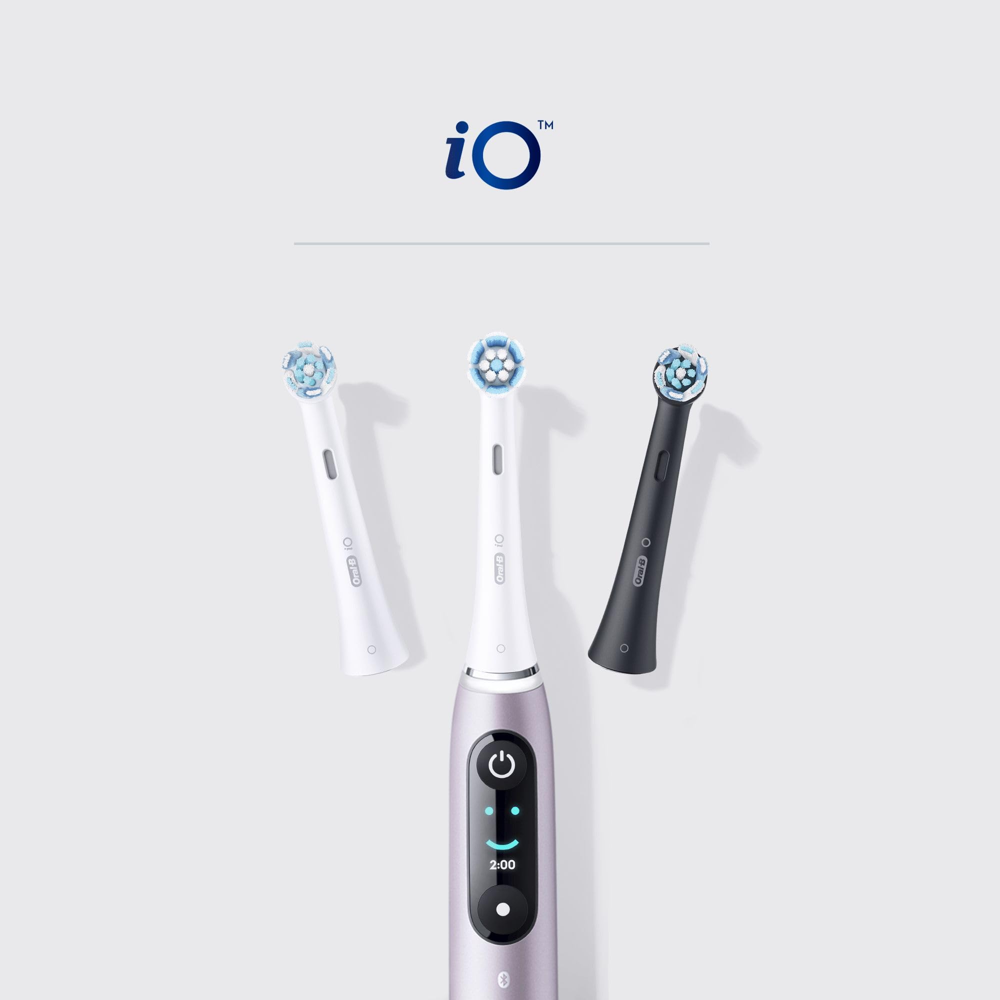 Oral-B iO Gentle Care replacement heads in use