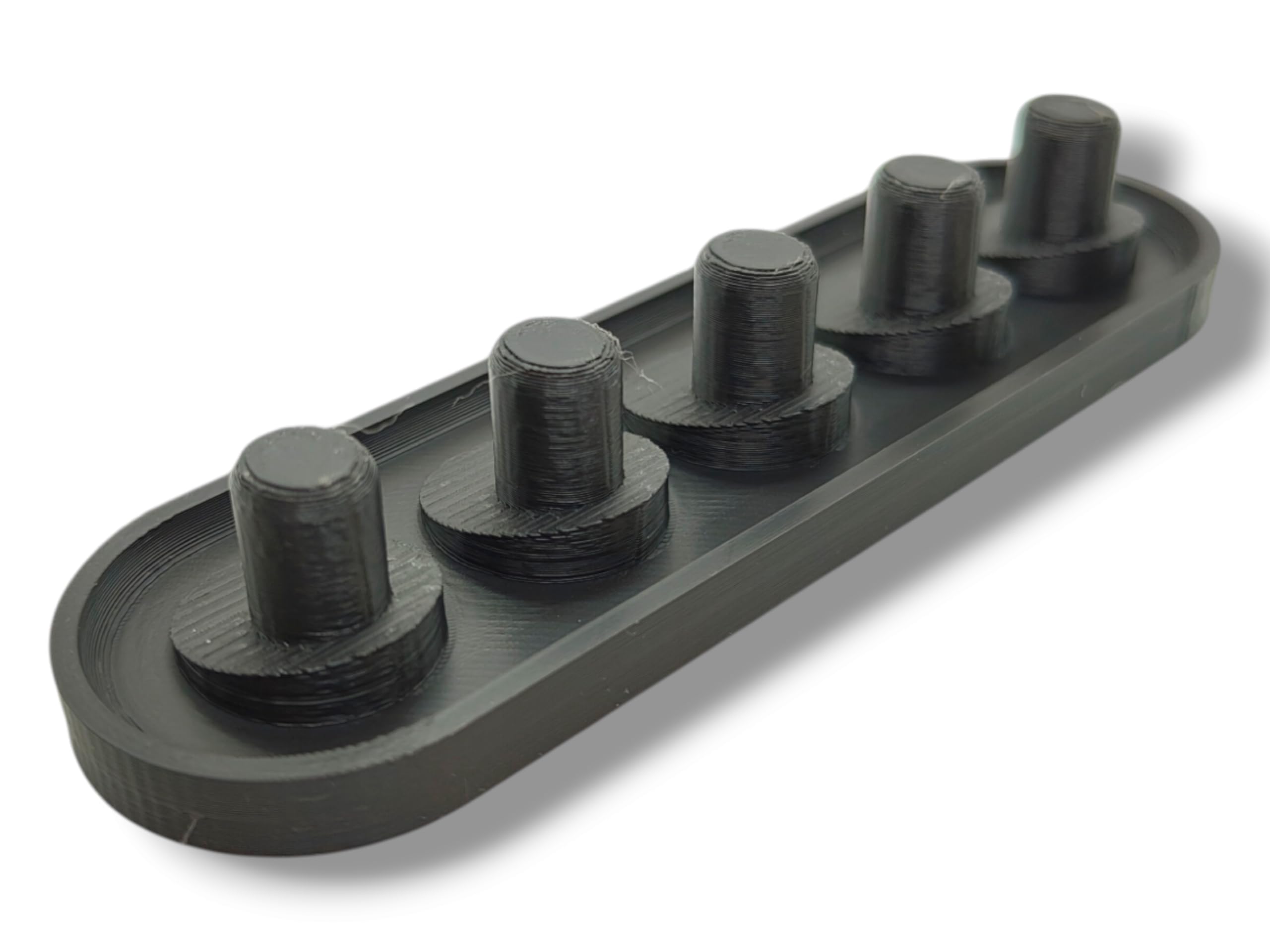 Handmade 3D-printed head holder ready for use without tools