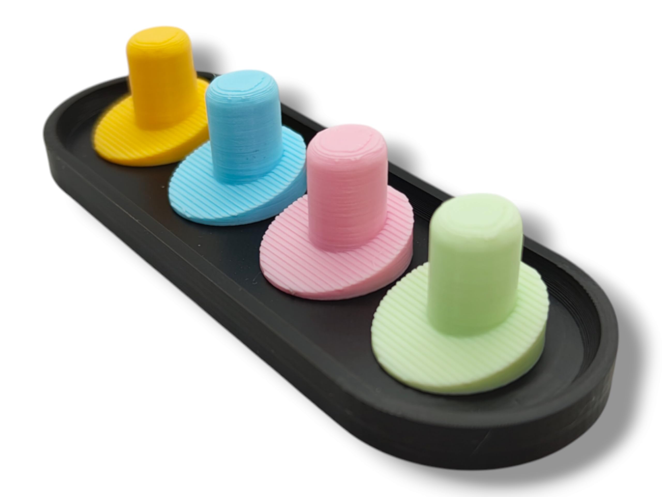 Pastel blue Oral-B iO toothbrush head holder