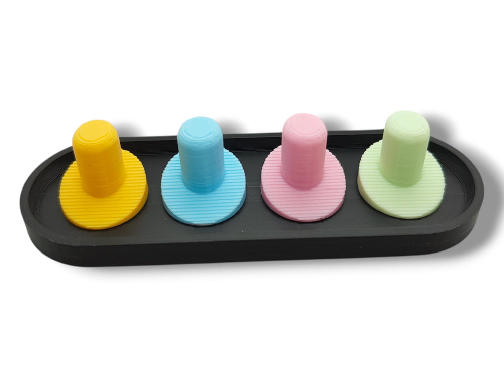 Pastel pink Oral-B iO toothbrush head holder