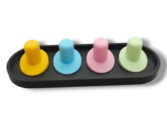 Pastel pink Oral-B iO toothbrush head holder