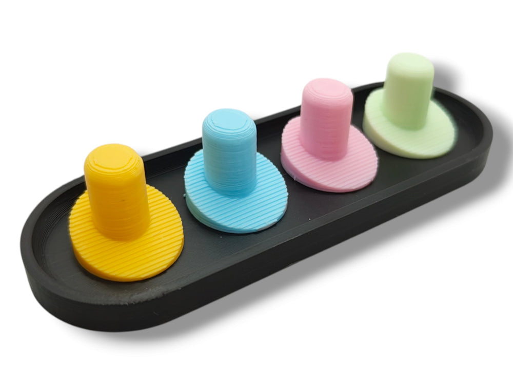 Pastel yellow Oral-B iO toothbrush head holder