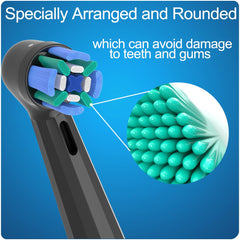 Individual packaging and protective cover for travel-friendly brush heads