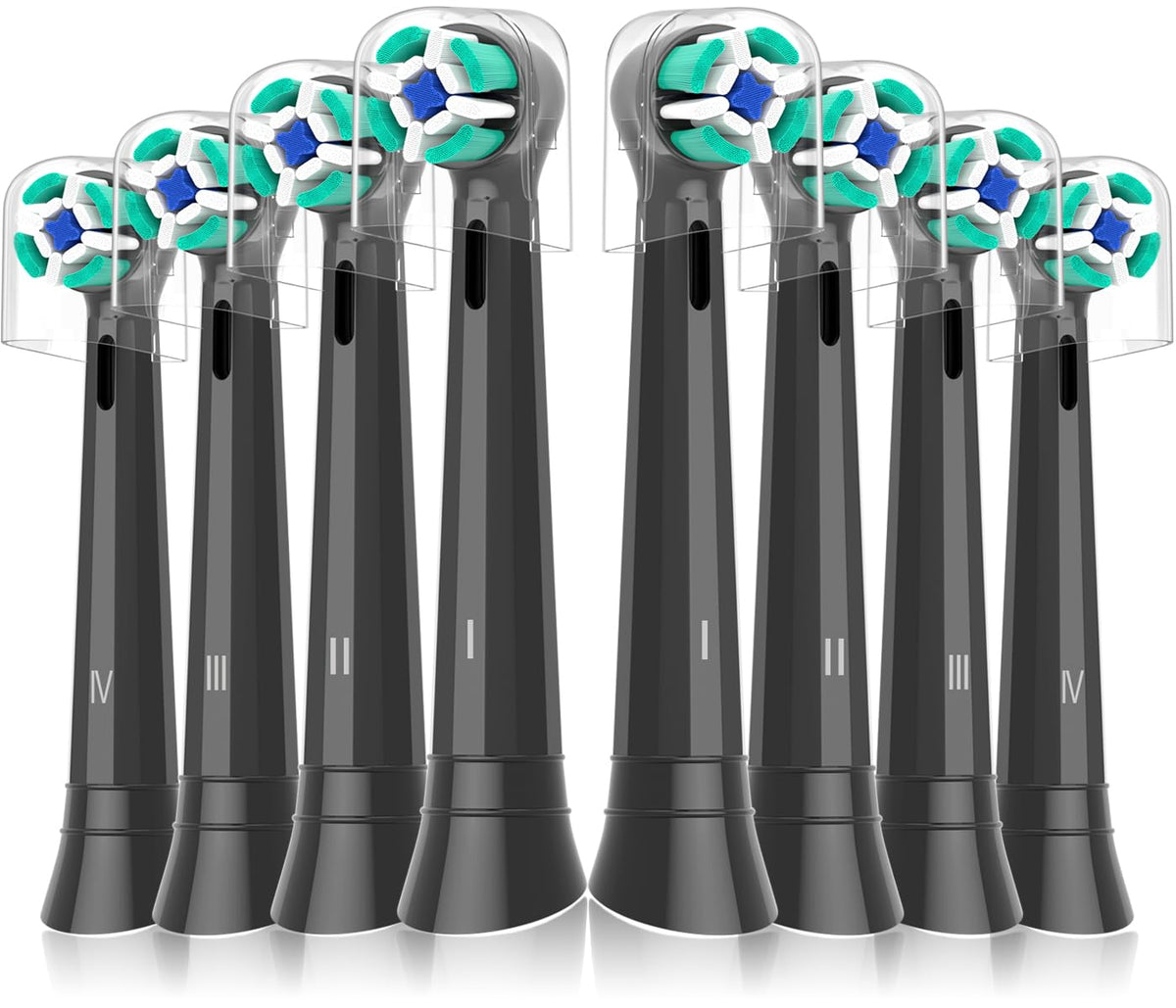 Oral-B iO replacement heads packaging with covers