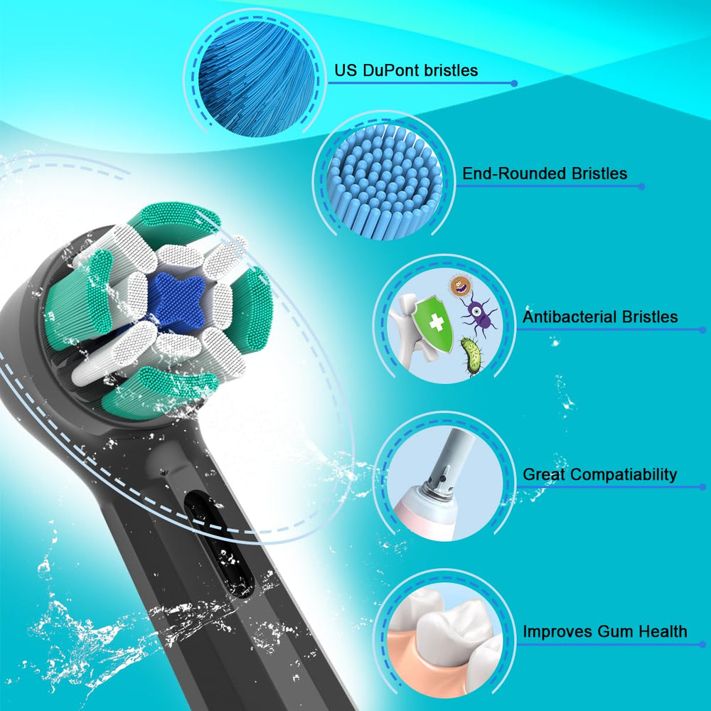 Protective hygienic caps for each replacement head