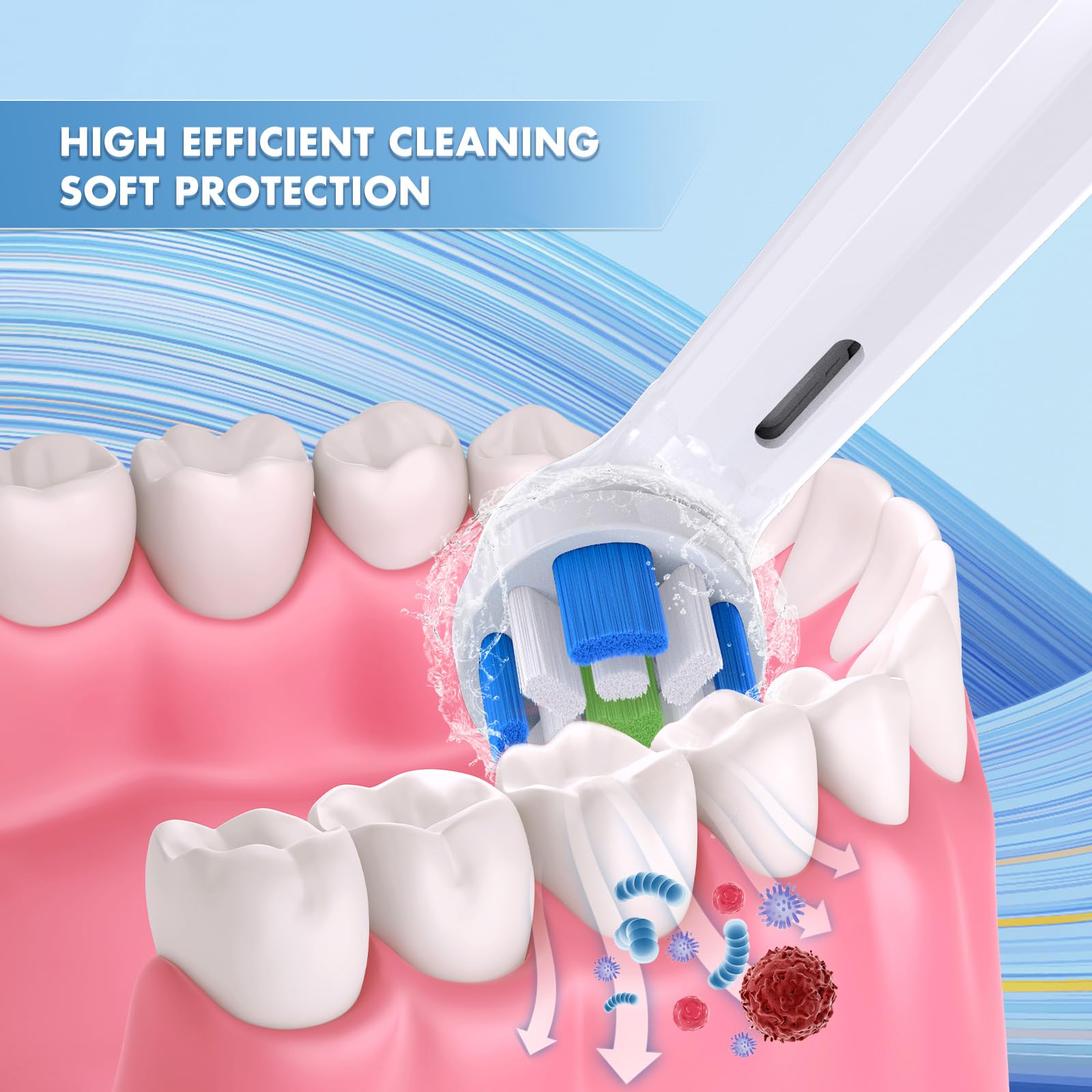 12-pack replacement heads for Oral-B iO series