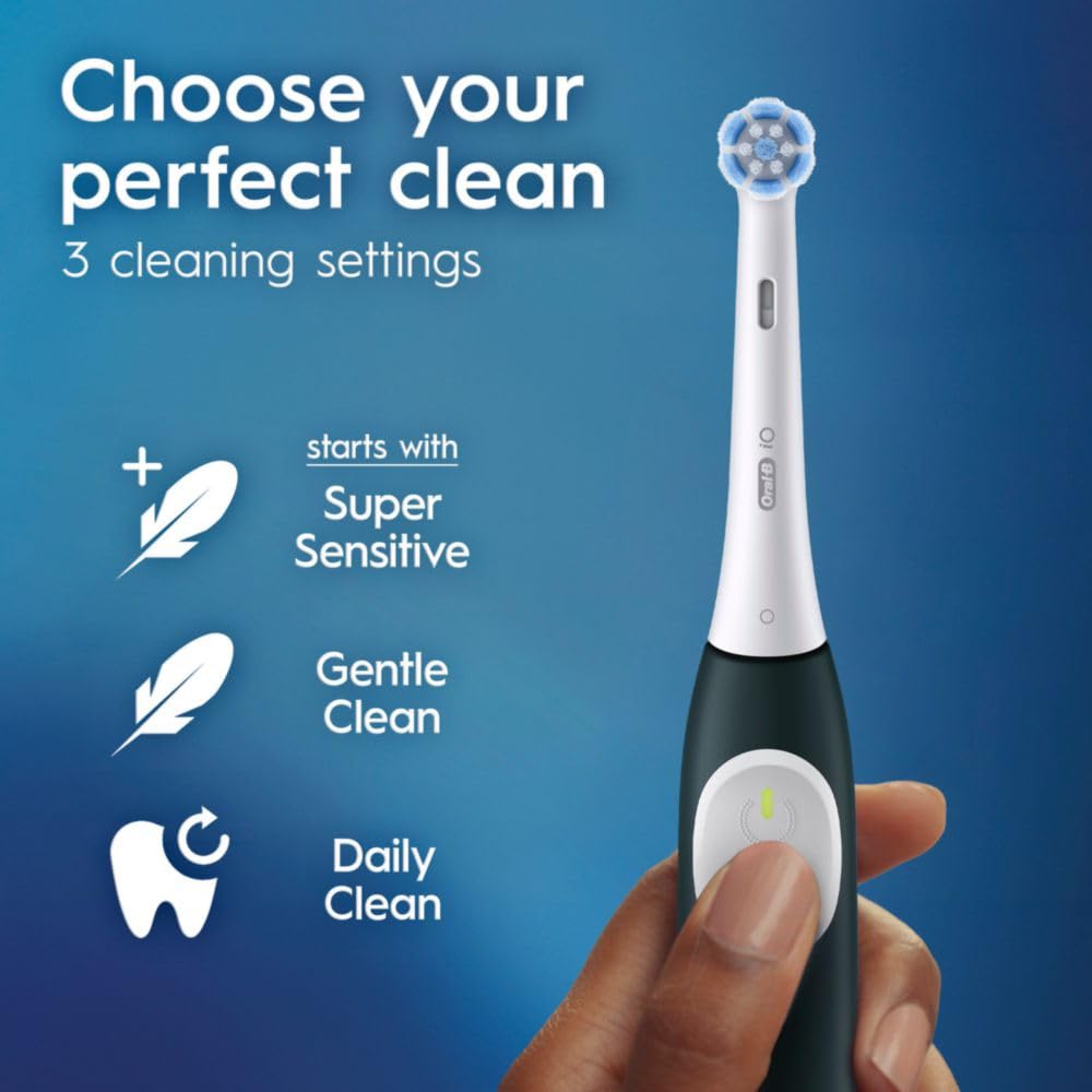 Three cleaning modes on Oral-B iO Series 2 toothbrush