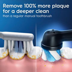 Included replacement brush heads for Oral-B iO Series 2 Night Black