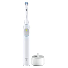 Close-up of Oral-B iO Series 2 showing 3 modes and gum pressure sensor