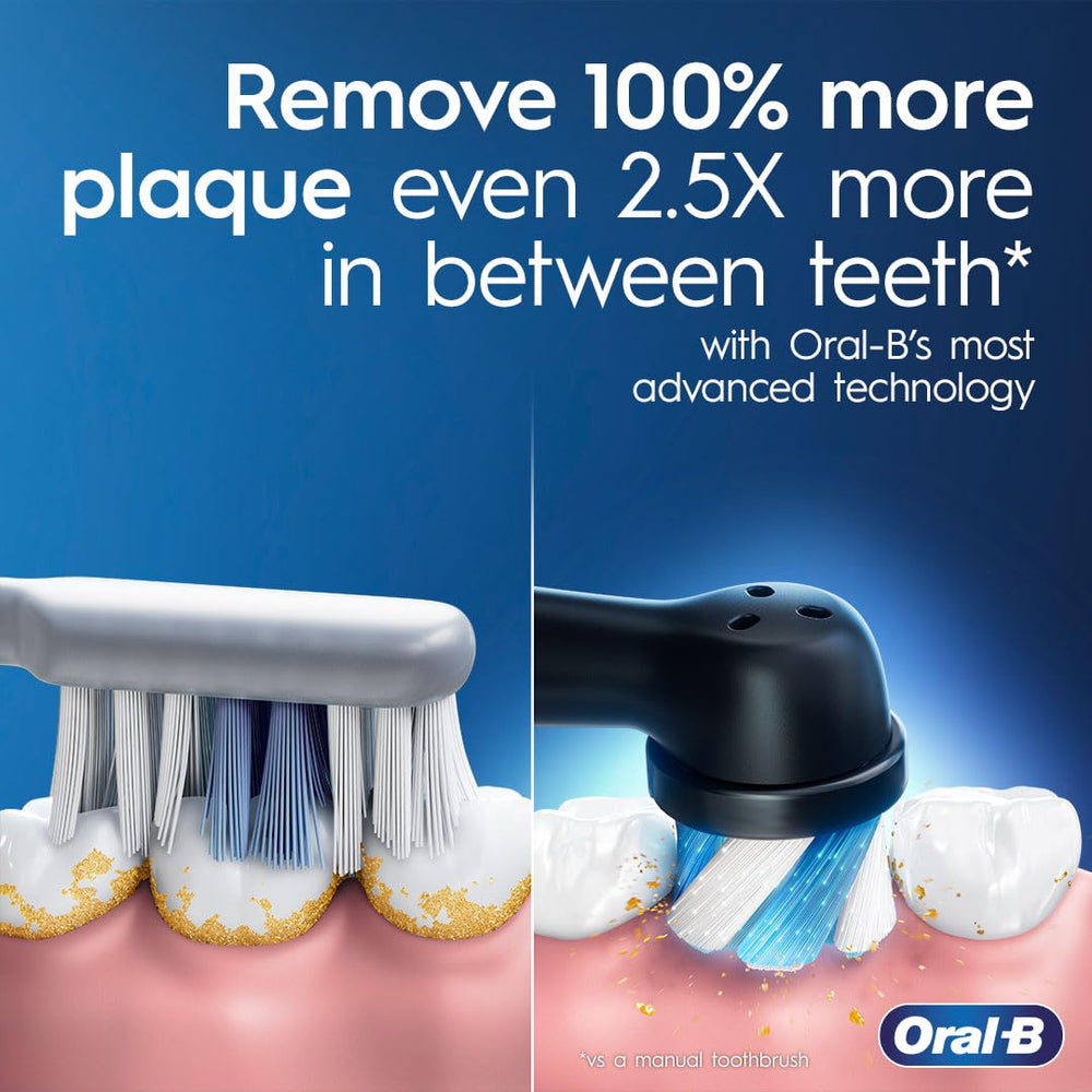 White Oral-B iO Series 4 toothbrush side view