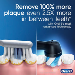 White Oral-B iO Series 4 toothbrush side view