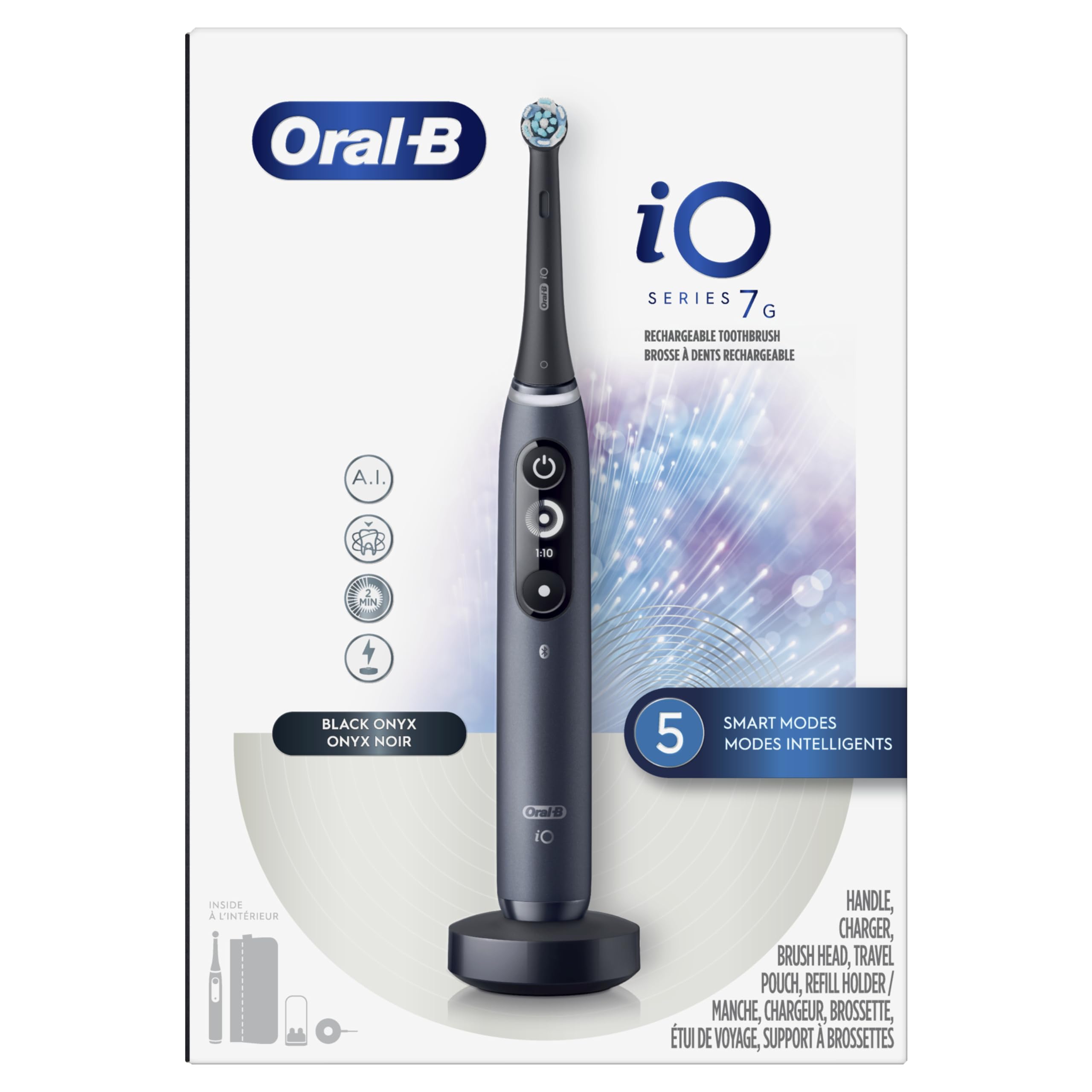 Oral-B iO Series 7G Black Onyx front view