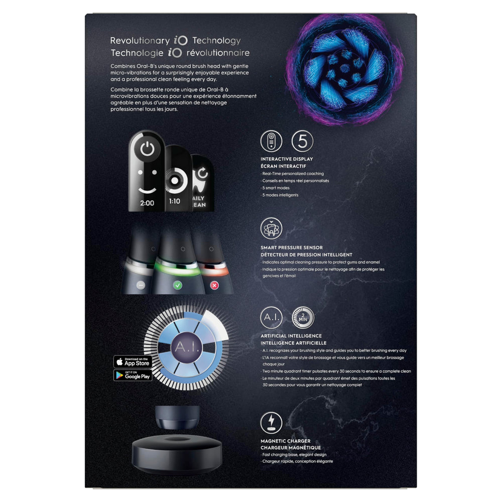 Oral-B iO Series 7G packaging and contents