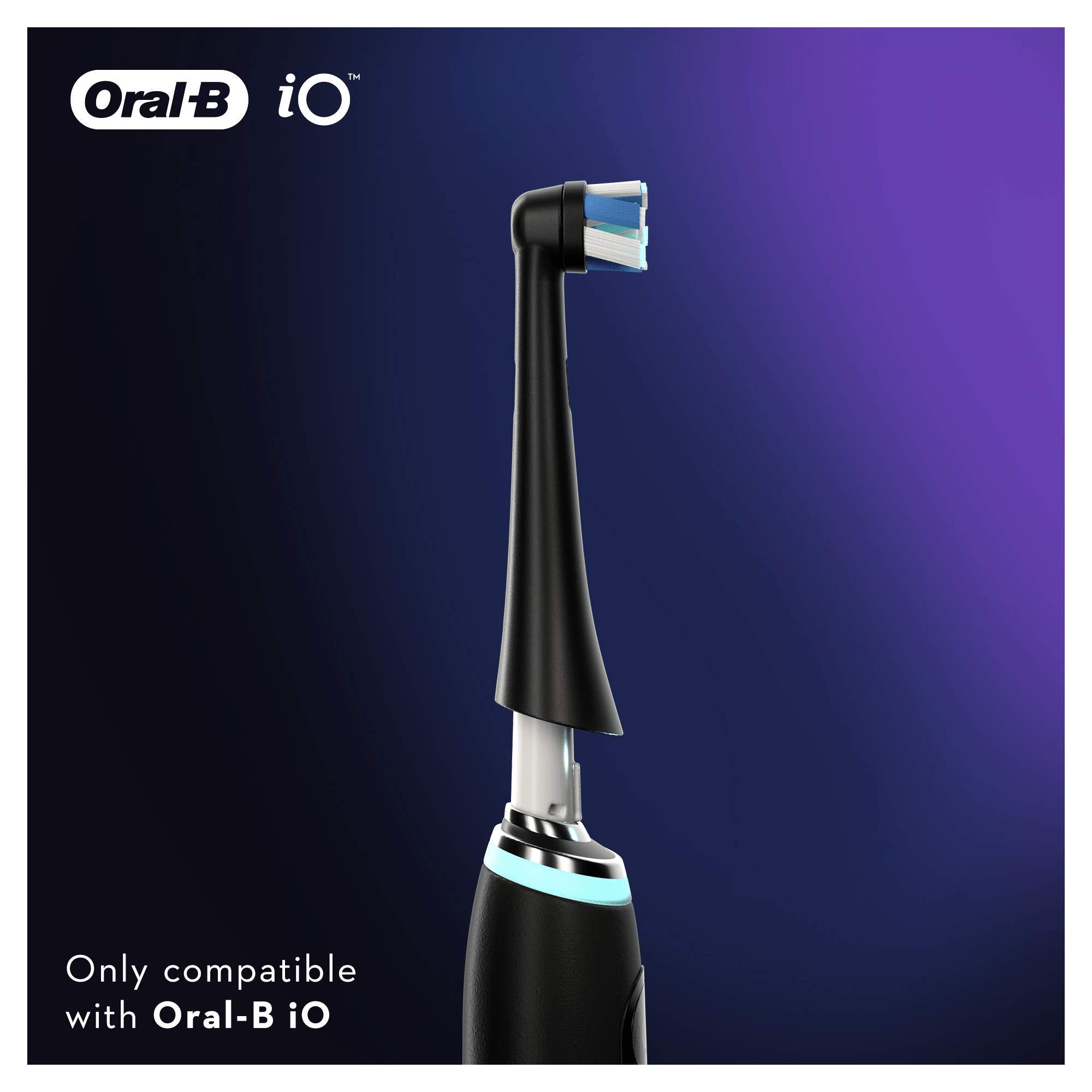 Compatibility note: fits Oral-B iO toothbrushes