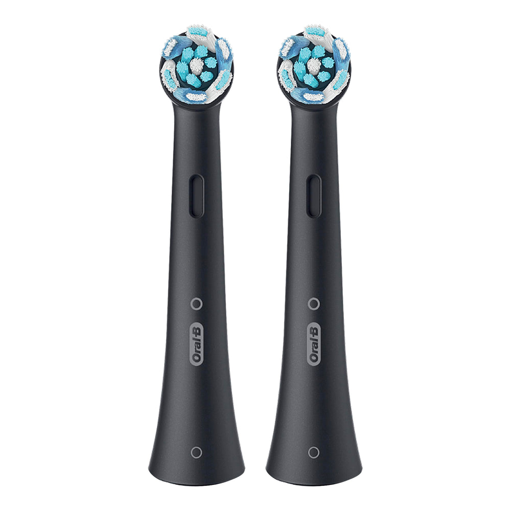 Oral-B iO Ultimate Clean replacement brush head, black, 2 count – image 2