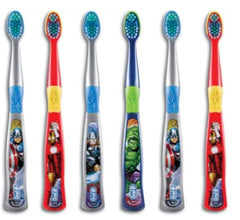 Oral-B Kids Spider-Man toothbrush - front view with Marvel Spider-Man character
