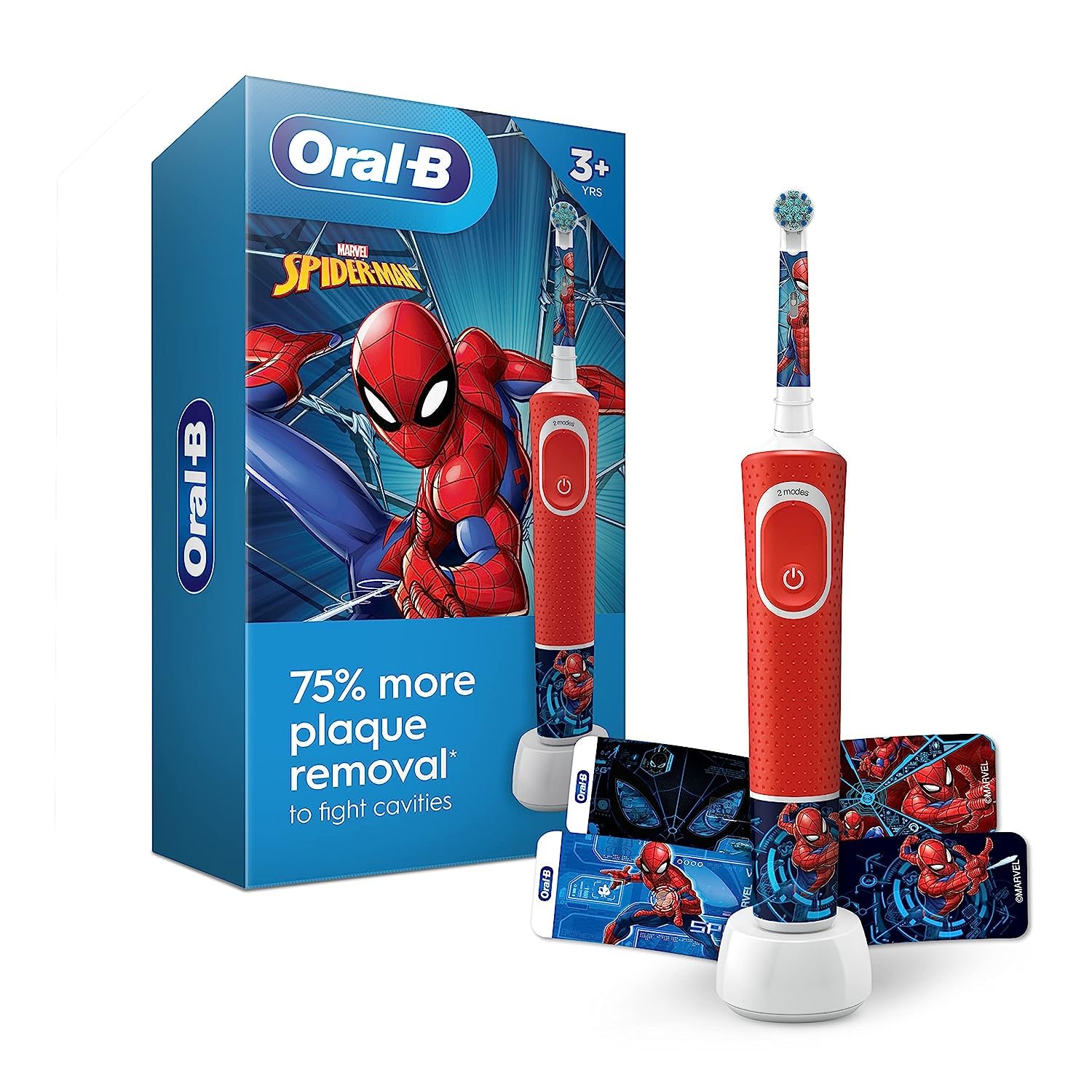 Main product image: Oral-B Kids Electric Toothbrush featuring Marvel's Spiderman