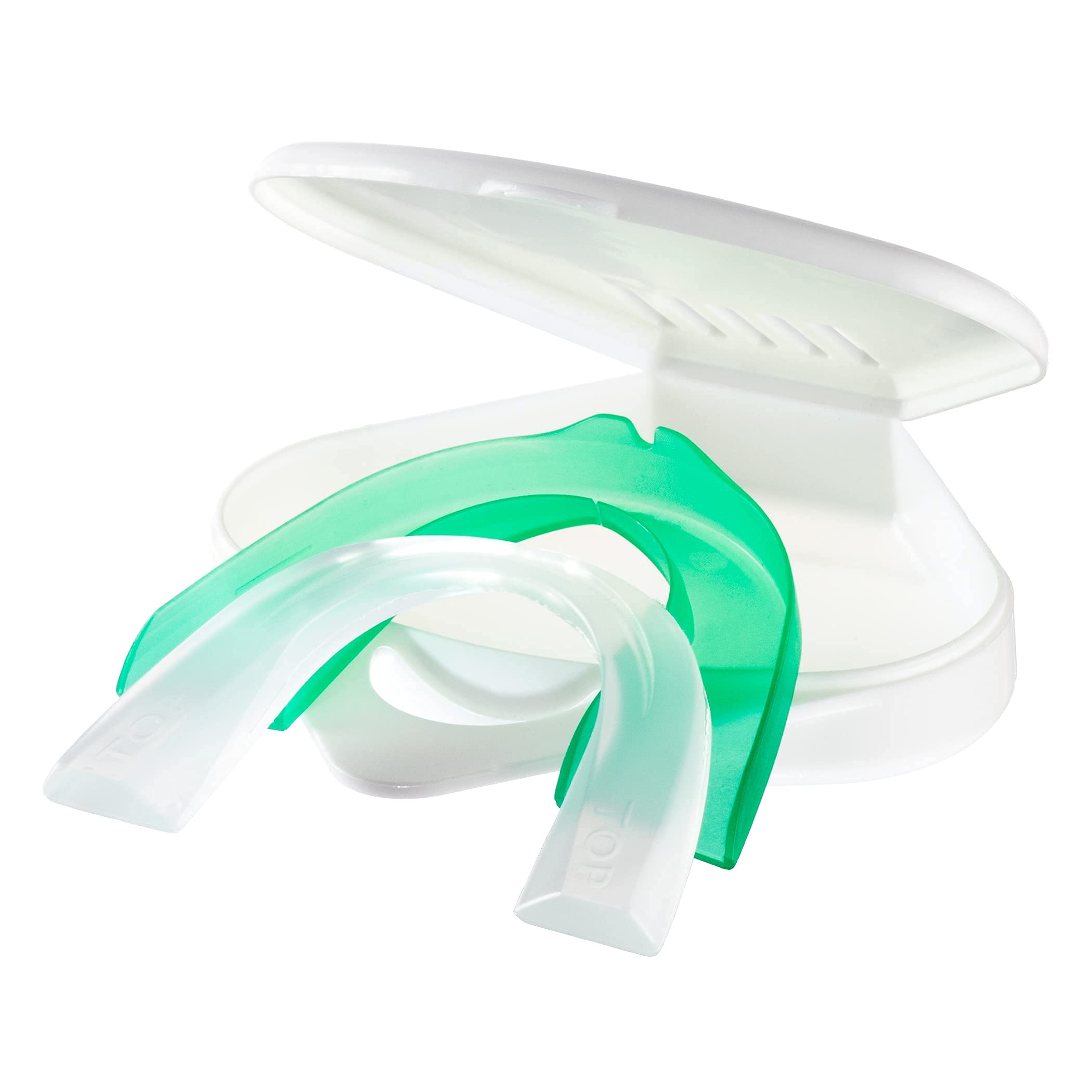 Illustration of 3 minute at-home fitting for Oral-B night guard