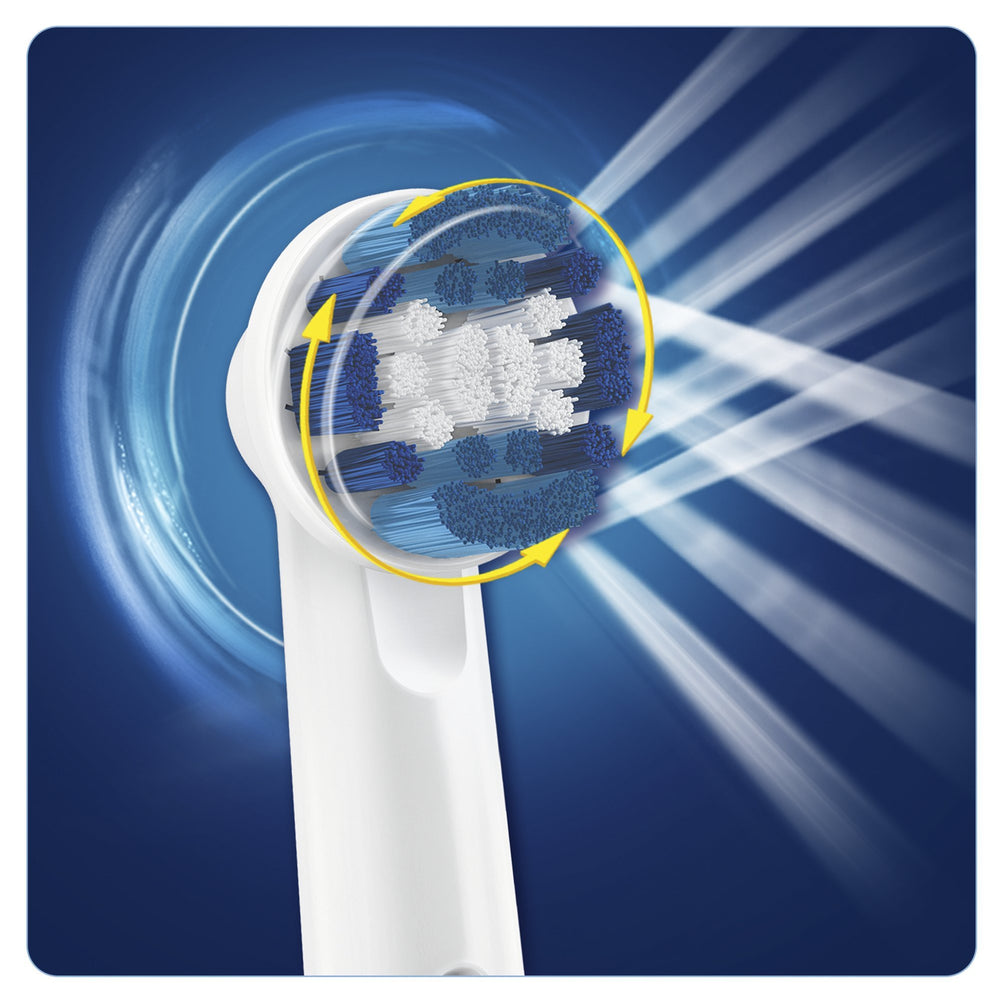 Close-up of Oral-B Precision Clean bristles