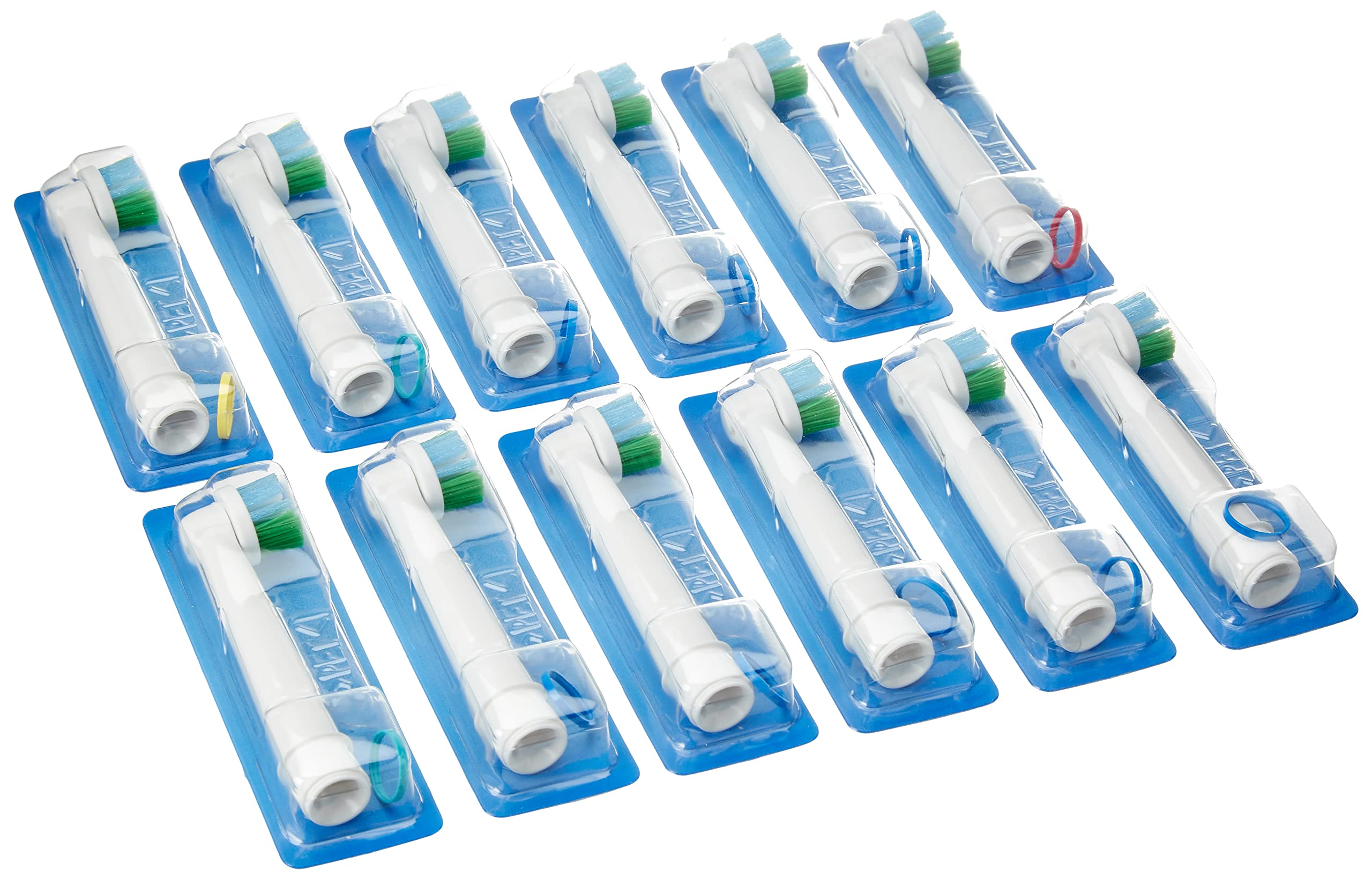 Mailbox-delivery packaging for Oral-B Precision Clean 12-pack heads