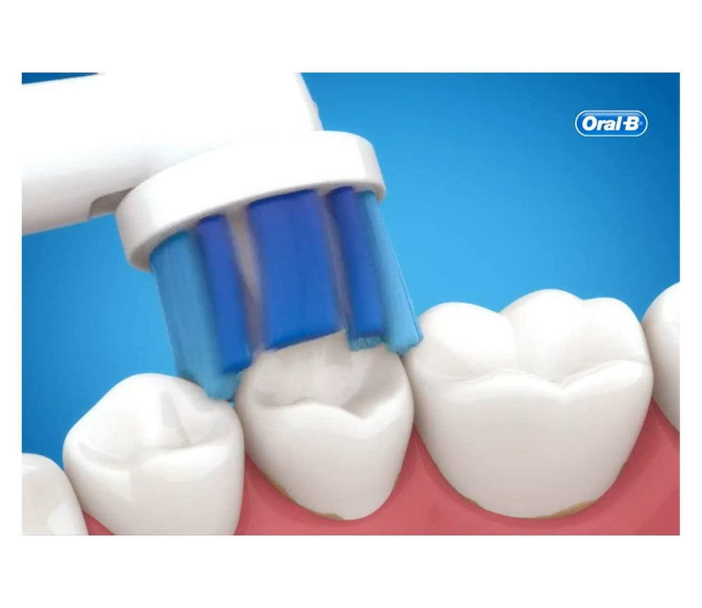 Close-up of Oral-B Precision Clean toothbrush head bristles
