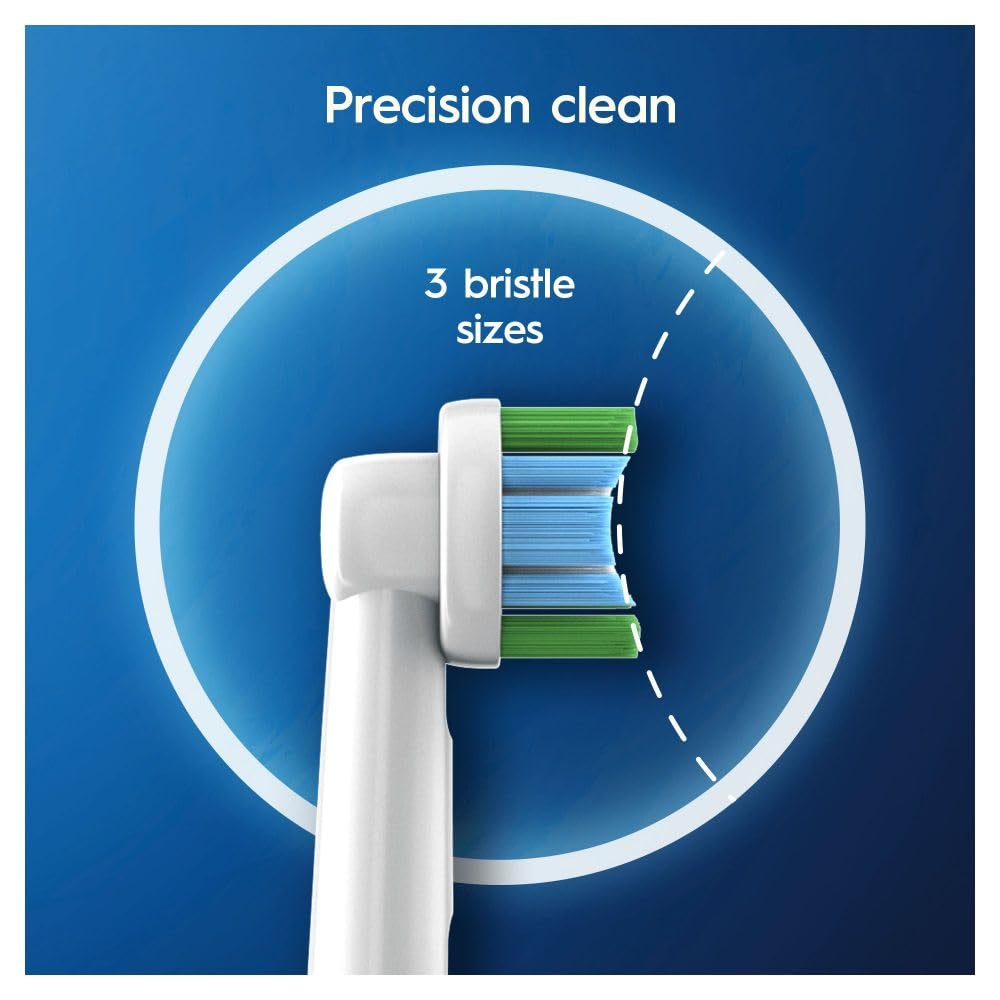 Green-to-yellow bristle color indicator shows when to replace