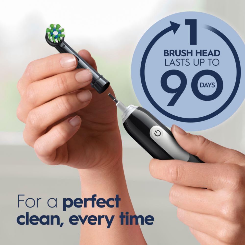 Oral-B Pro 1000 display showing cleaning modes