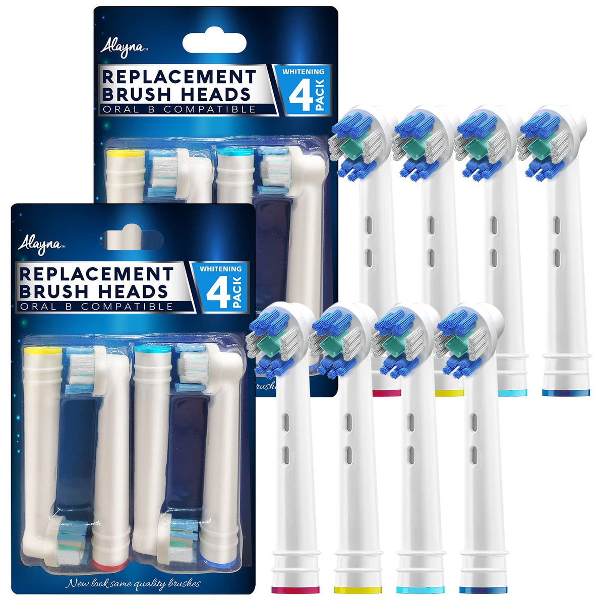 Whitening replacement head for Oral-B Pro 8 Style and Braun handles