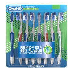 Oral-B Pro-Health Cross Action Advanced Toothbrush Soft Bristles 8 Pack