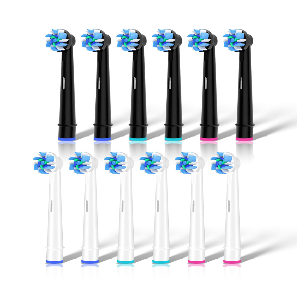 12-pack Oral-B replacement toothbrush heads compatible with Pro 1000/9600/500/3000/8000