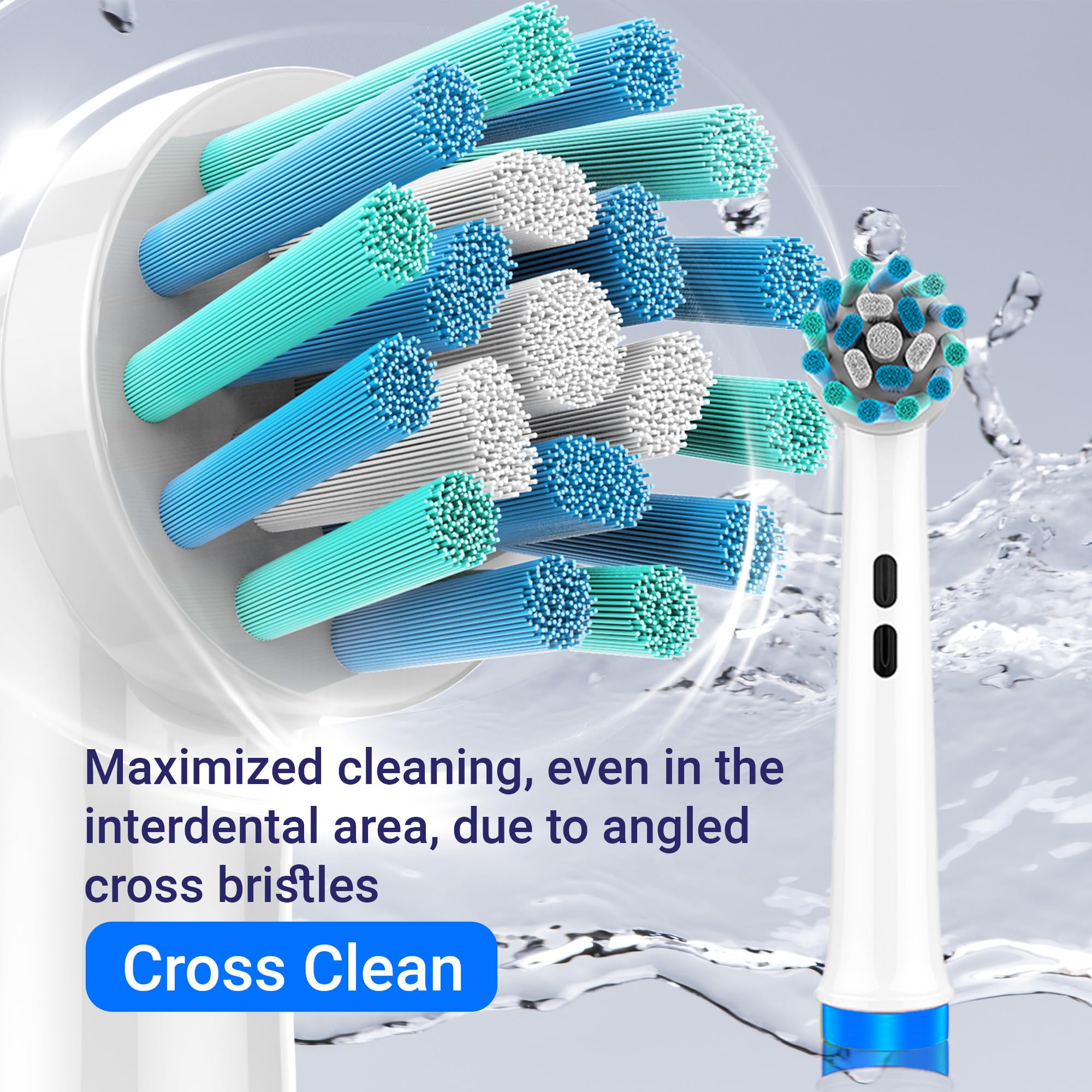 Sensitive Soft replacement head for gentle brushing on sensitive teeth