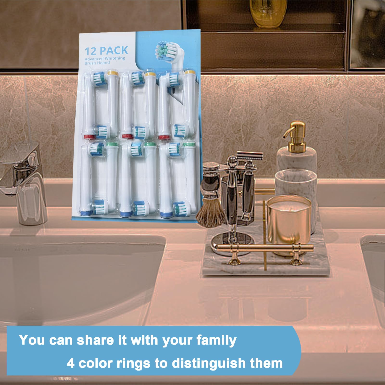 Oral-B replacement head compatible with Pro 7500/3000/7000/8000/500